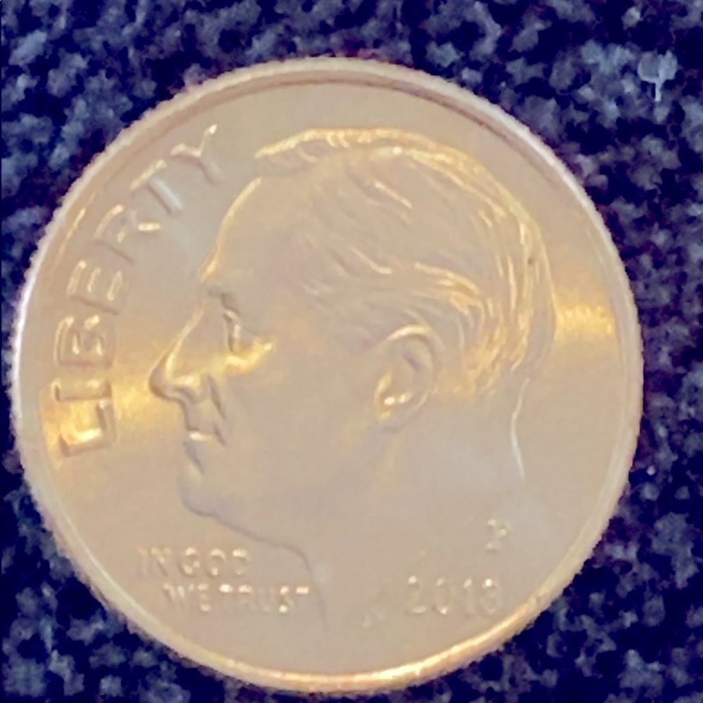 2018 Philadelphia minted Error Dime! Major Errors - Picture 2 of 9